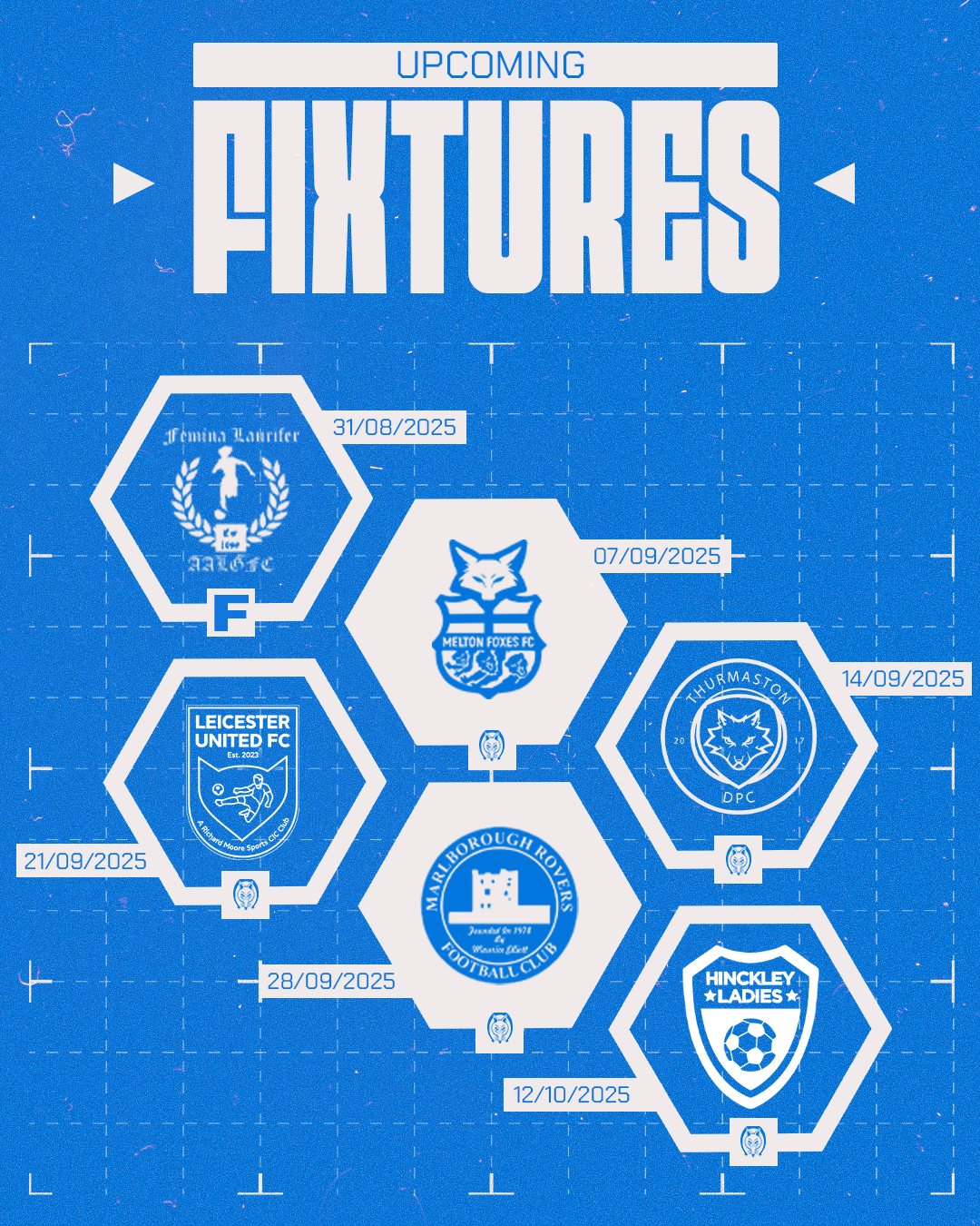 Upcoming Fixtures Graphic