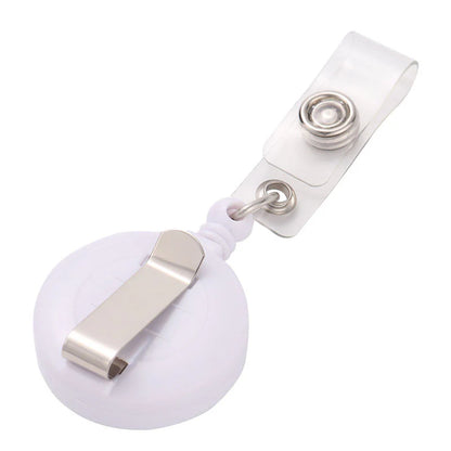 Badge Holder Reel Clip | WHITE