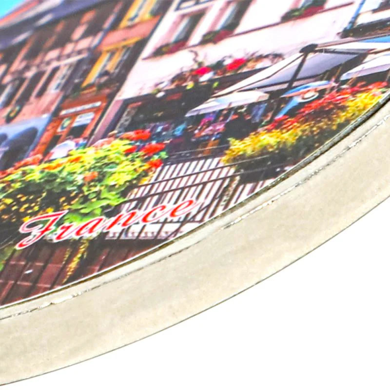 Metal Fridge Magnet – Chrome Finish