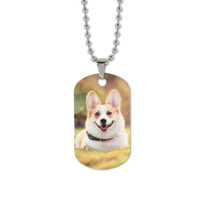 Aluminium ID Tag Necklace